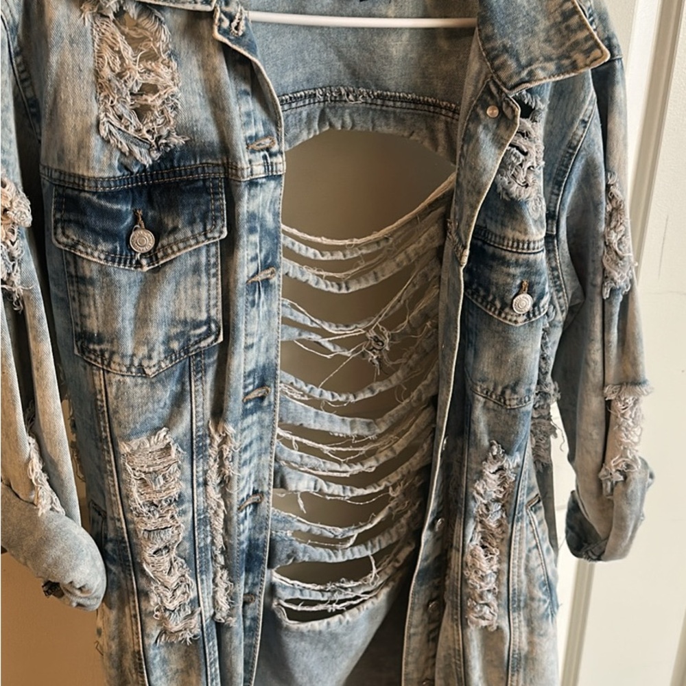 Thrill Light Blue Denim Jacket - image 1